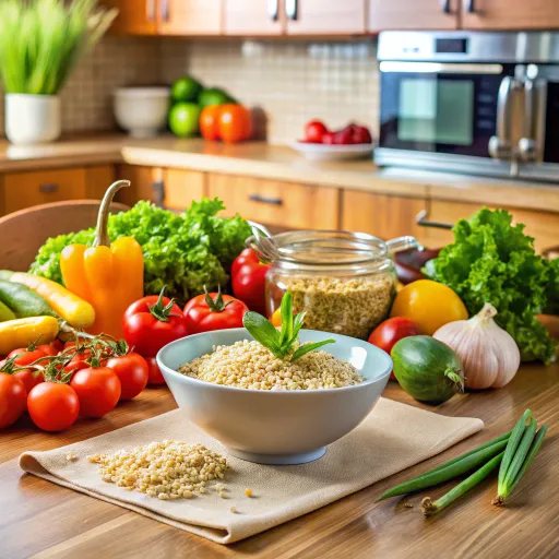 जौ और रंग-बिरंगी सब्जियों की सलाद